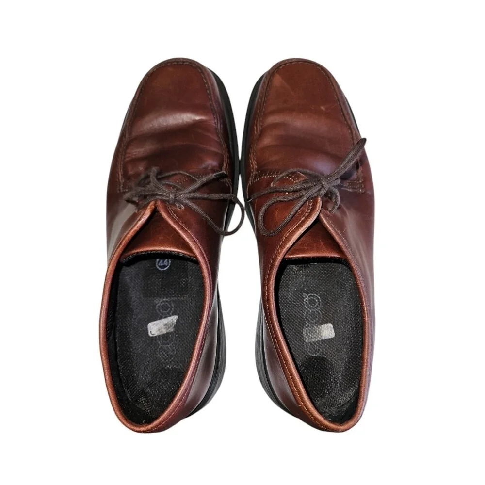 Ecco Men's‎ Mahogany Brown Derby Style Dress Shoe Size 44